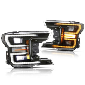 Передняя FULL LED оптика Ford F150 2015
